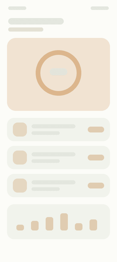 Placeholder screenshot of the intention check screen